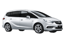 Car Hire Leyland - Vauxhall Zafira 7-Seater - Minibus hire Leyland